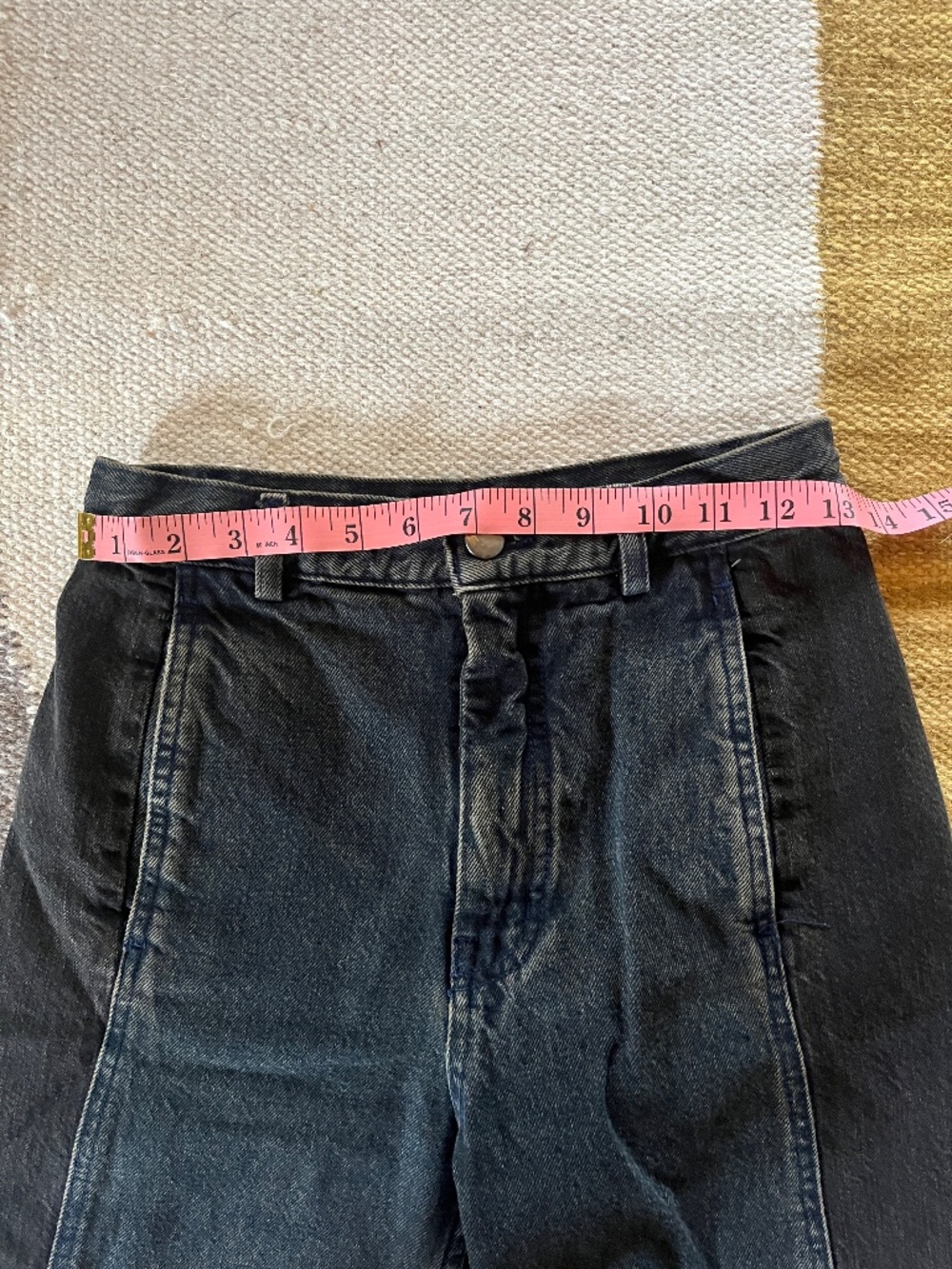 Rachel Comey Tamar Jean Mission Combo Denim Wide Leg Size 0 - Picture 6 of 9